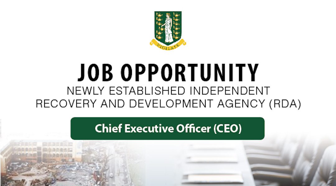 RE-ADVERTISED Job Opportunity – CEO for Recovery & Development Agency