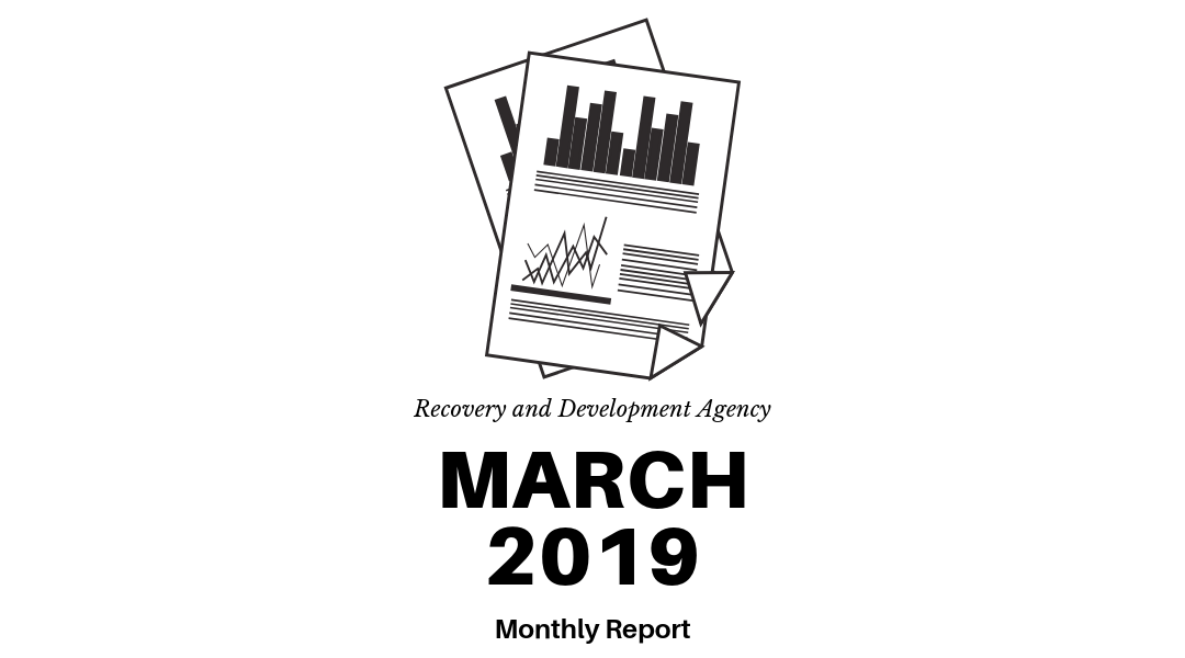 Monthly Report – March 2019